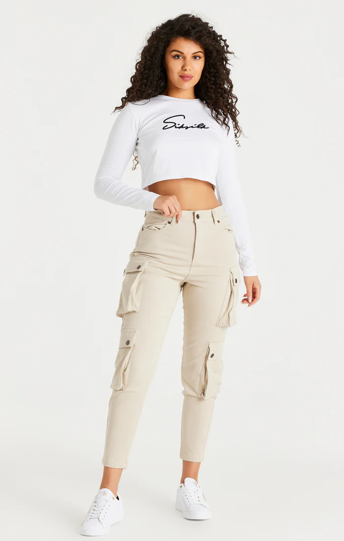 Beige Cargo Pant - Image 5