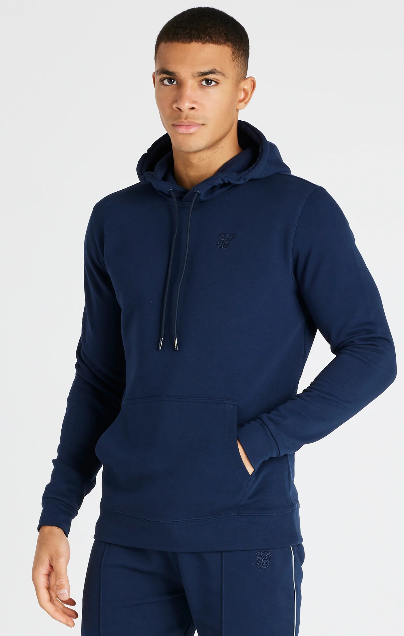 Navy Smart Overhead Hoodie