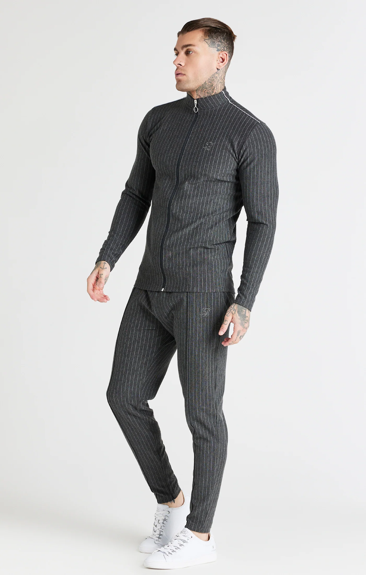Grey Smart Full Zip Through Drill Top - Image 4