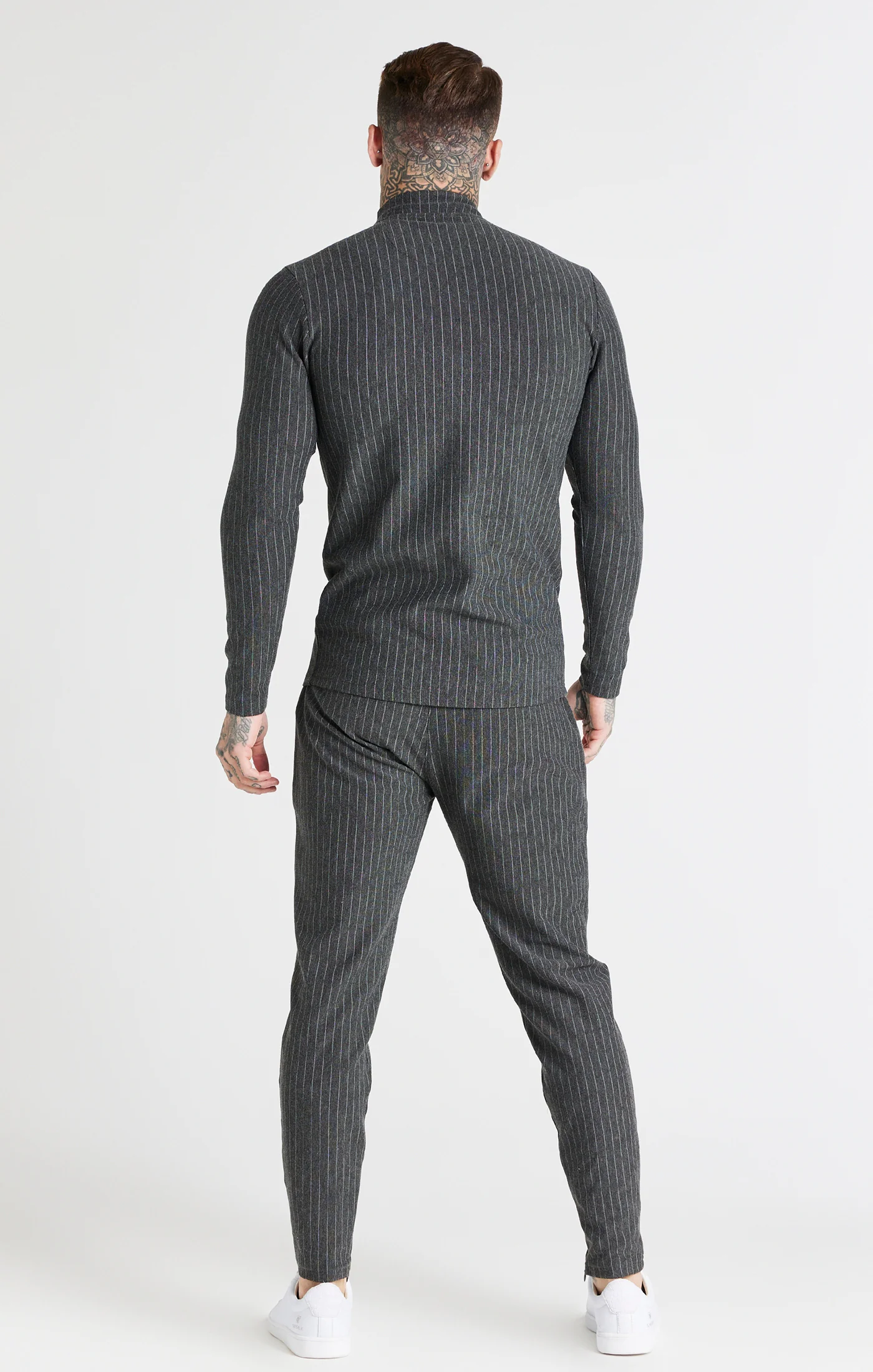 Grey Smart Full Zip Through Drill Top - Image 5