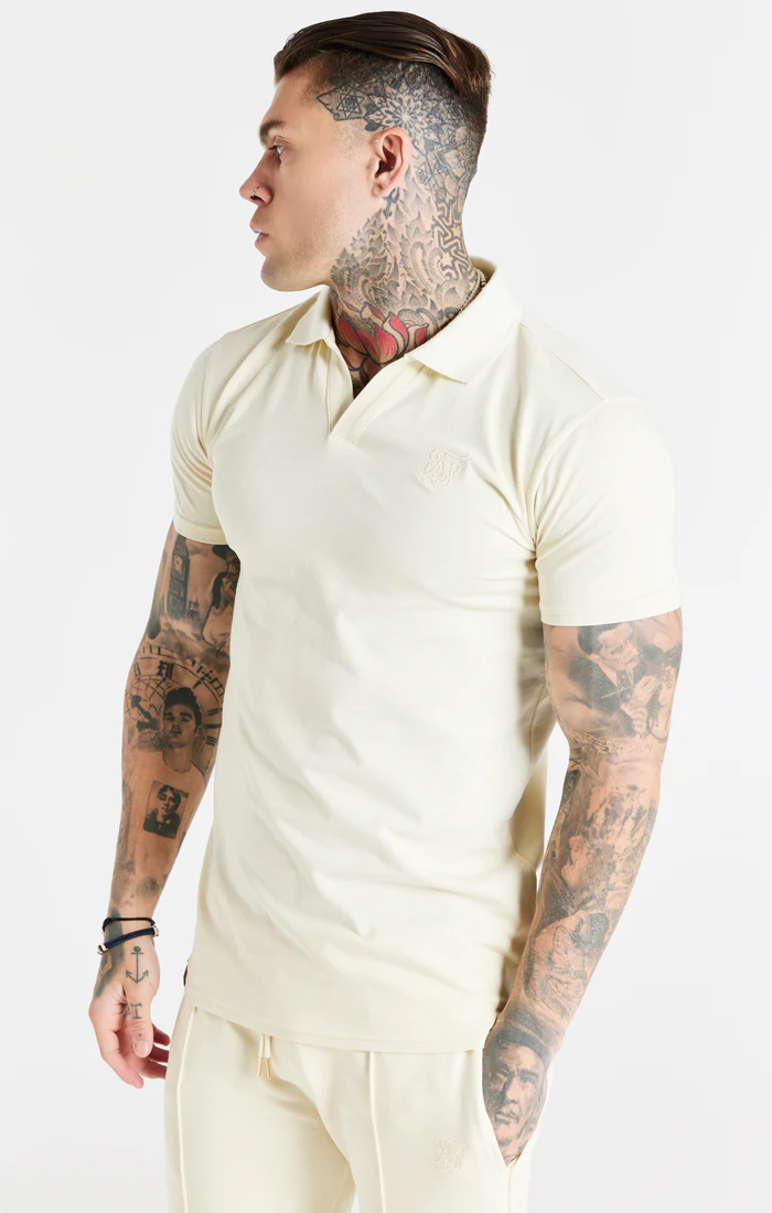 Ecru Smart Polo Shirt - Image 2
