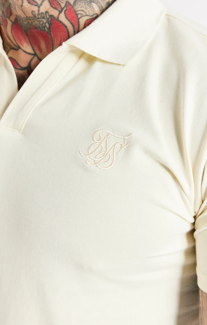 Ecru Smart Polo Shirt - Image 3