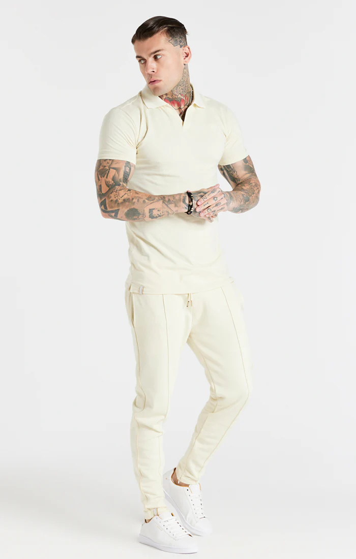 Ecru Smart Polo Shirt - Image 4