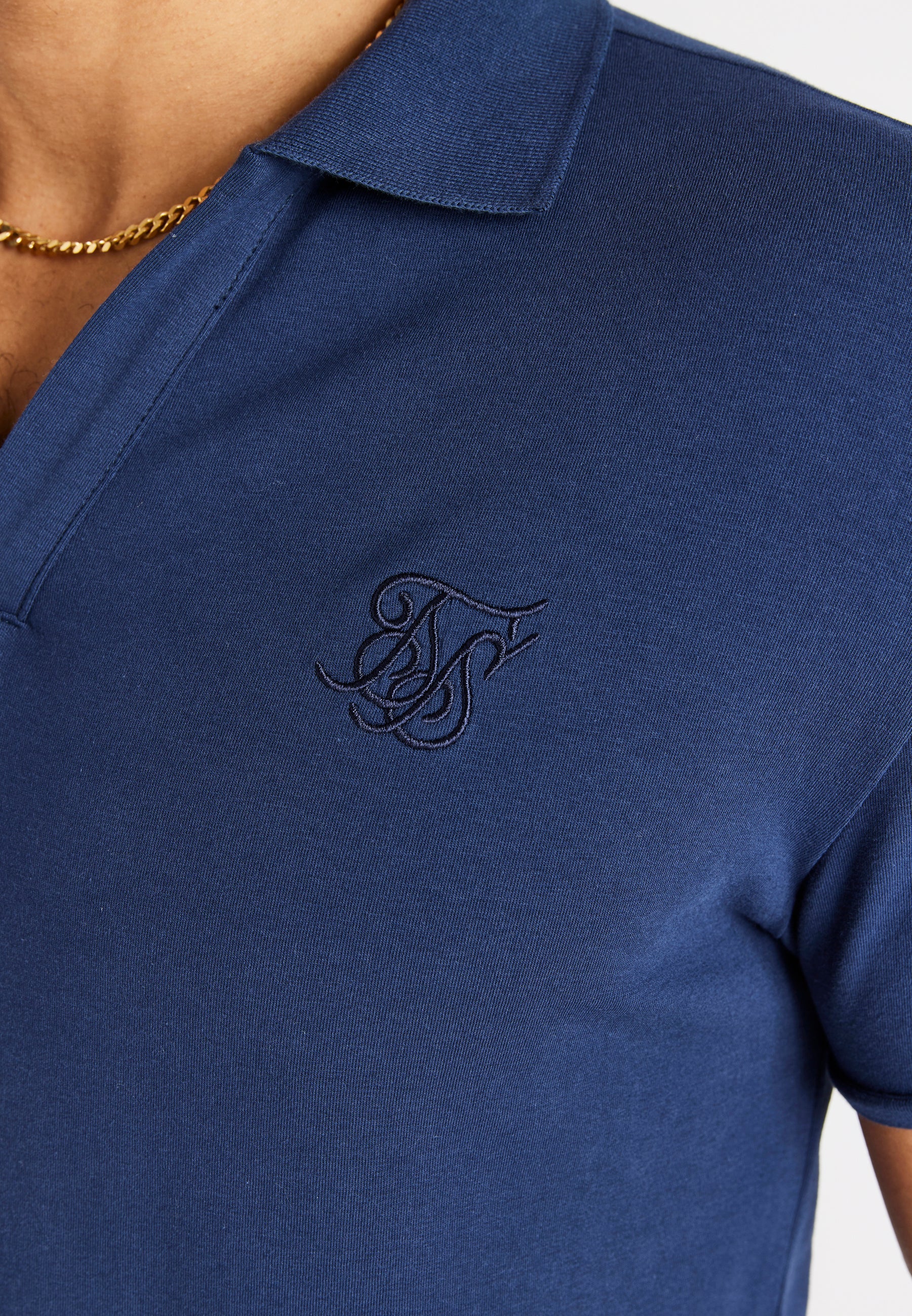 Navy Smart Polo Shirt - Image 2