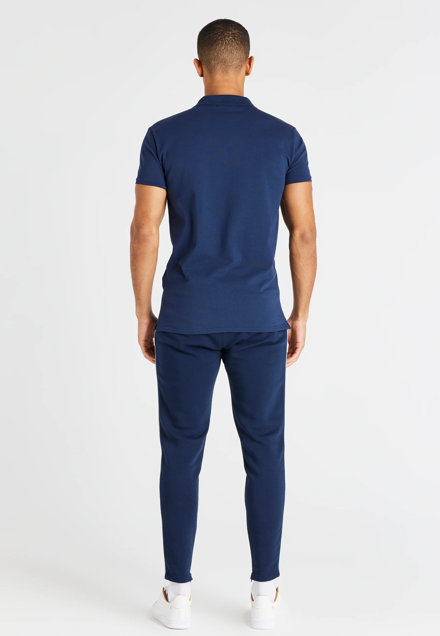 Navy Smart Polo Shirt - Image 5