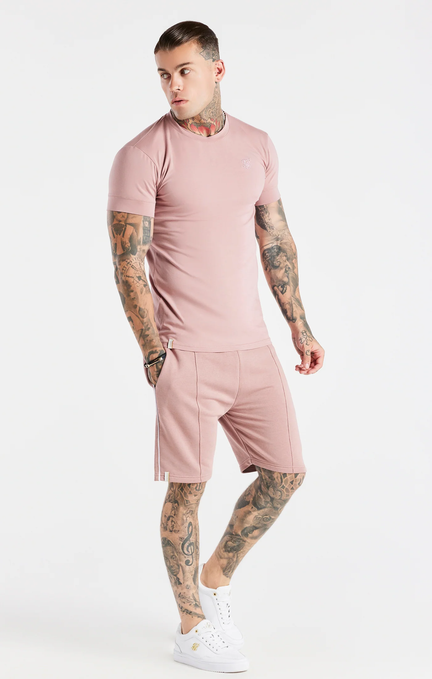 Dusky Pink Smart T-Shirt - Image 4