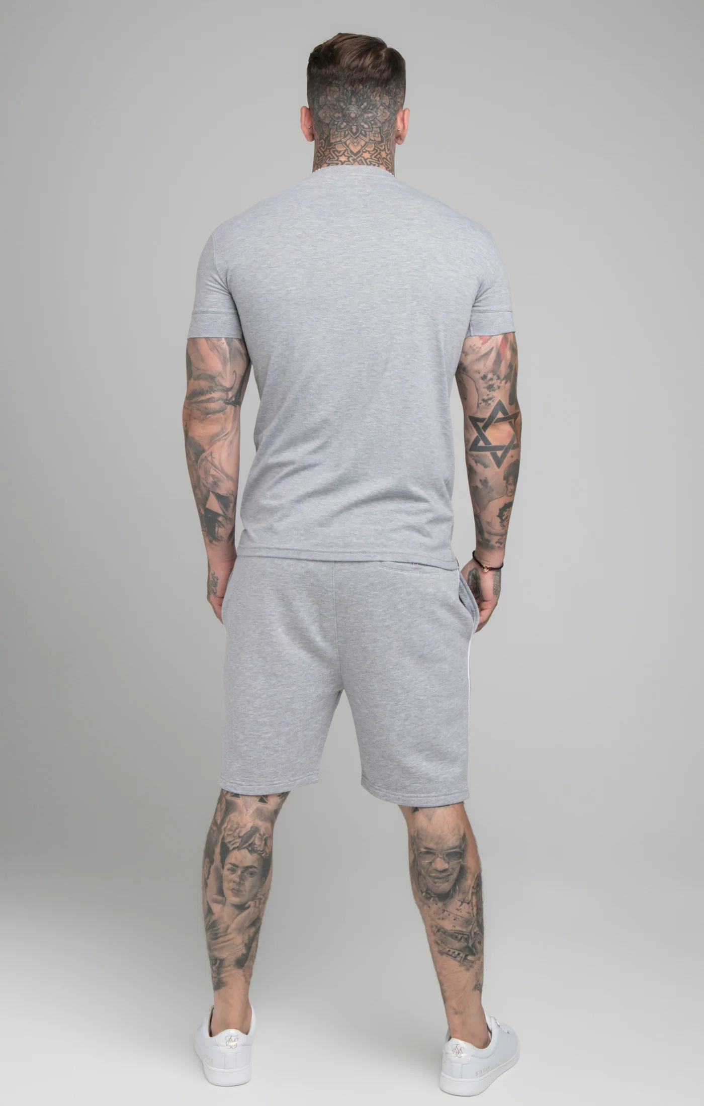 Grey Marl Smart T-Shirt - Image 5