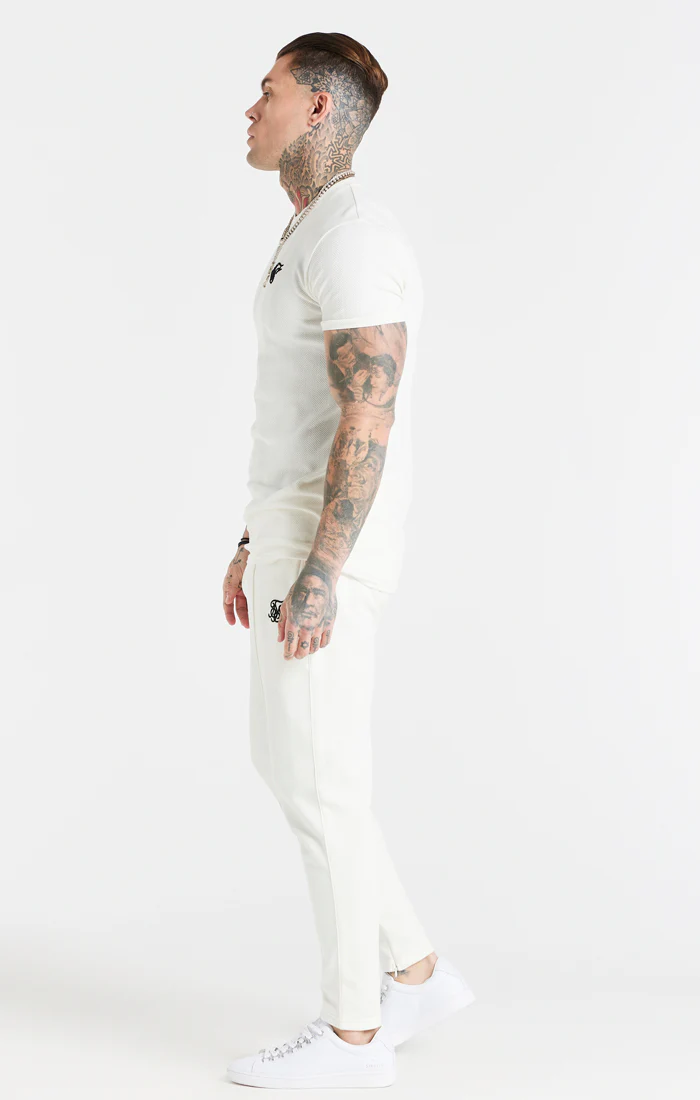 Grey Smart Herringbone Pant - Image 6