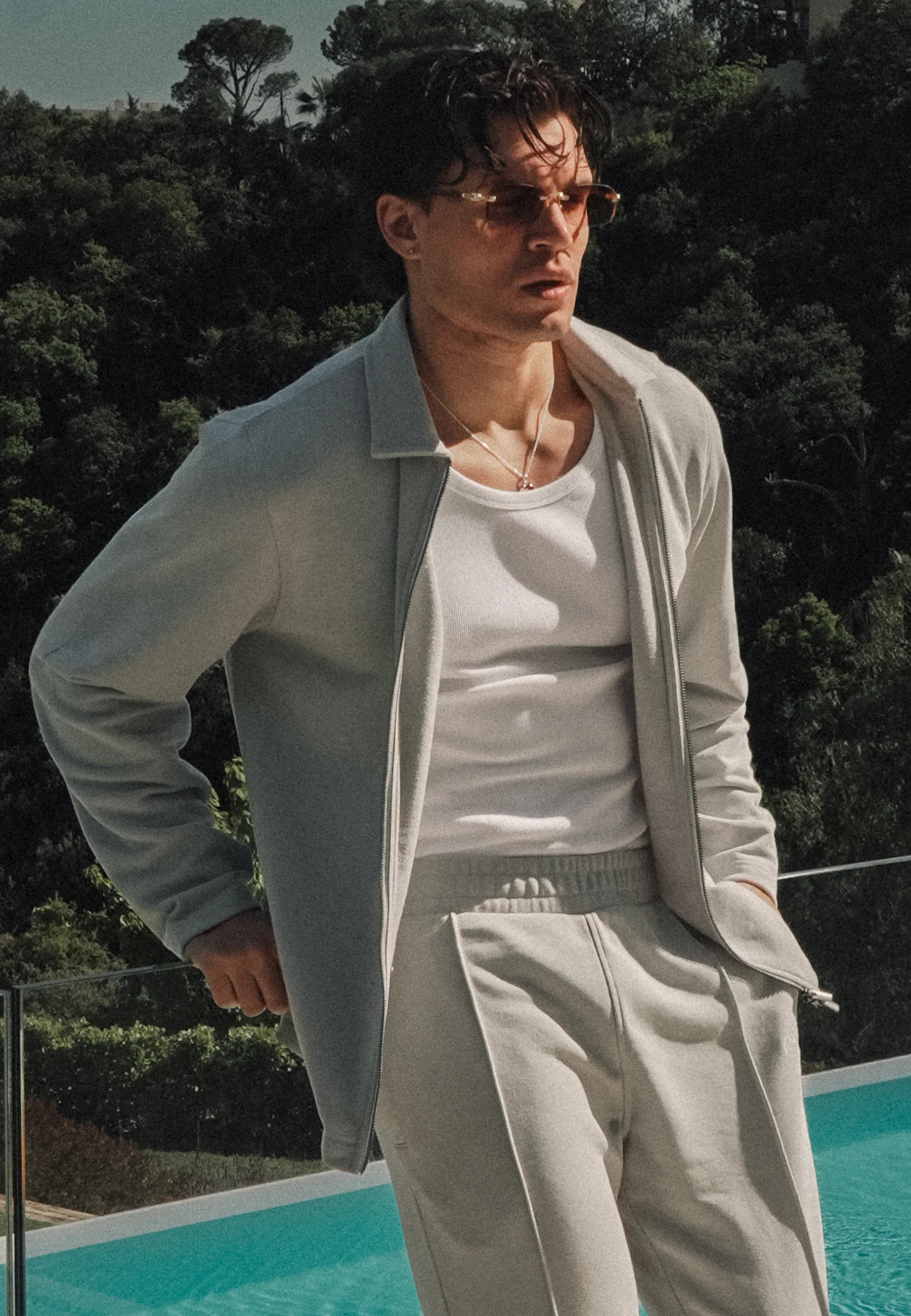 Light Grey Smart Overshirt