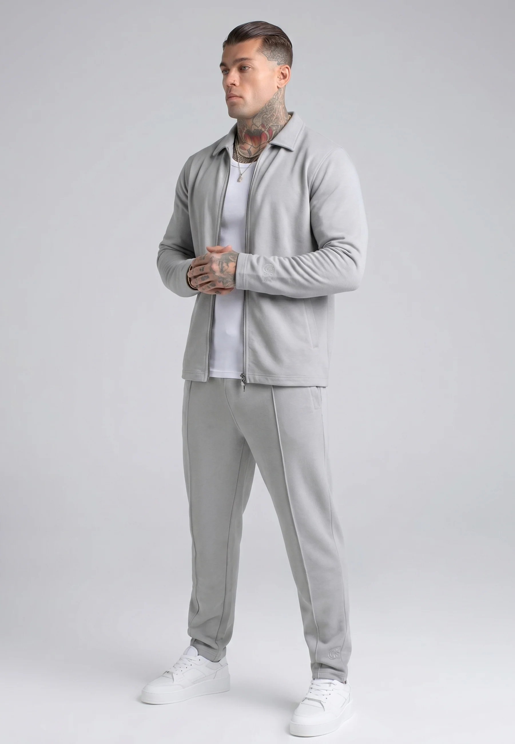 Light Grey Smart Overshirt - Image 5