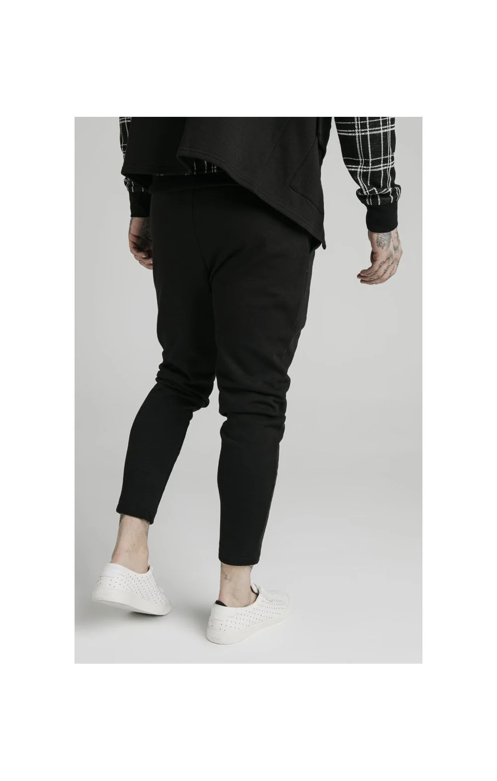 SikSilk Smart Pleated Pants - Black - Image 2