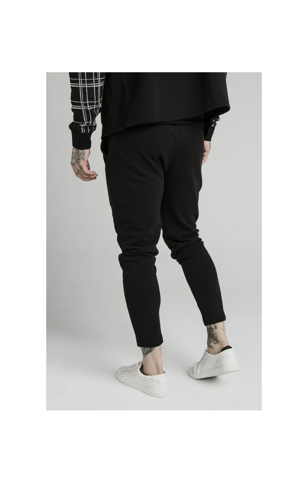 SikSilk Smart Pleated Pants - Black - Image 3