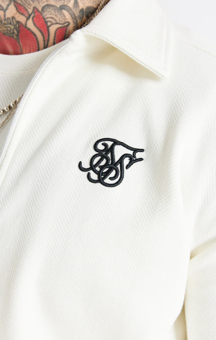 Snow Marl Herringbone Over Shirt - Image 2