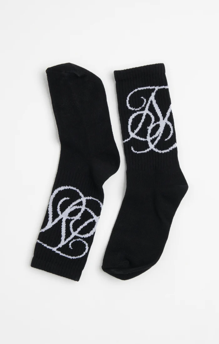 SikSilk Socks (Pack Of 5) - Black - Image 2