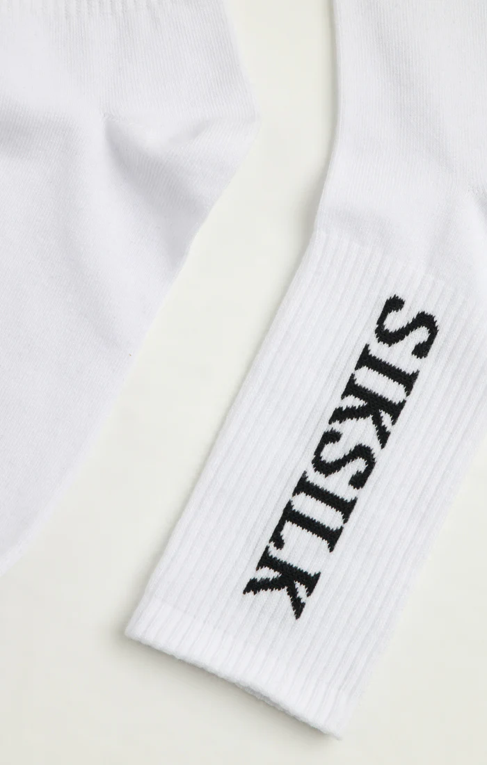 SikSilk Socks (Pack Of 5) - White - Image 2