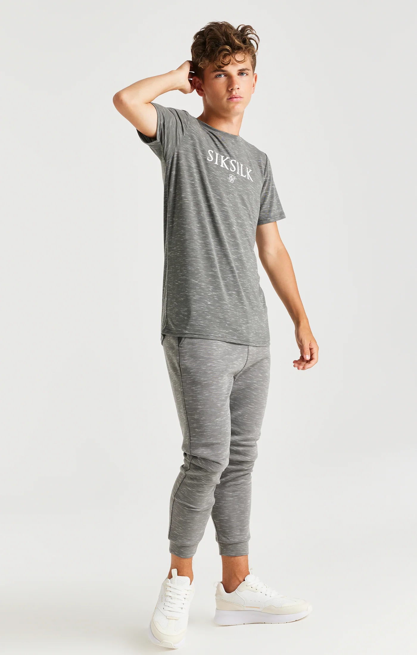 SikSilk Space Neps Pants - Grey - Image 3