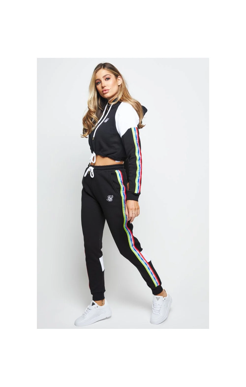 SikSilk Spectrum Fleece Cropped Hood - Black - Image 4