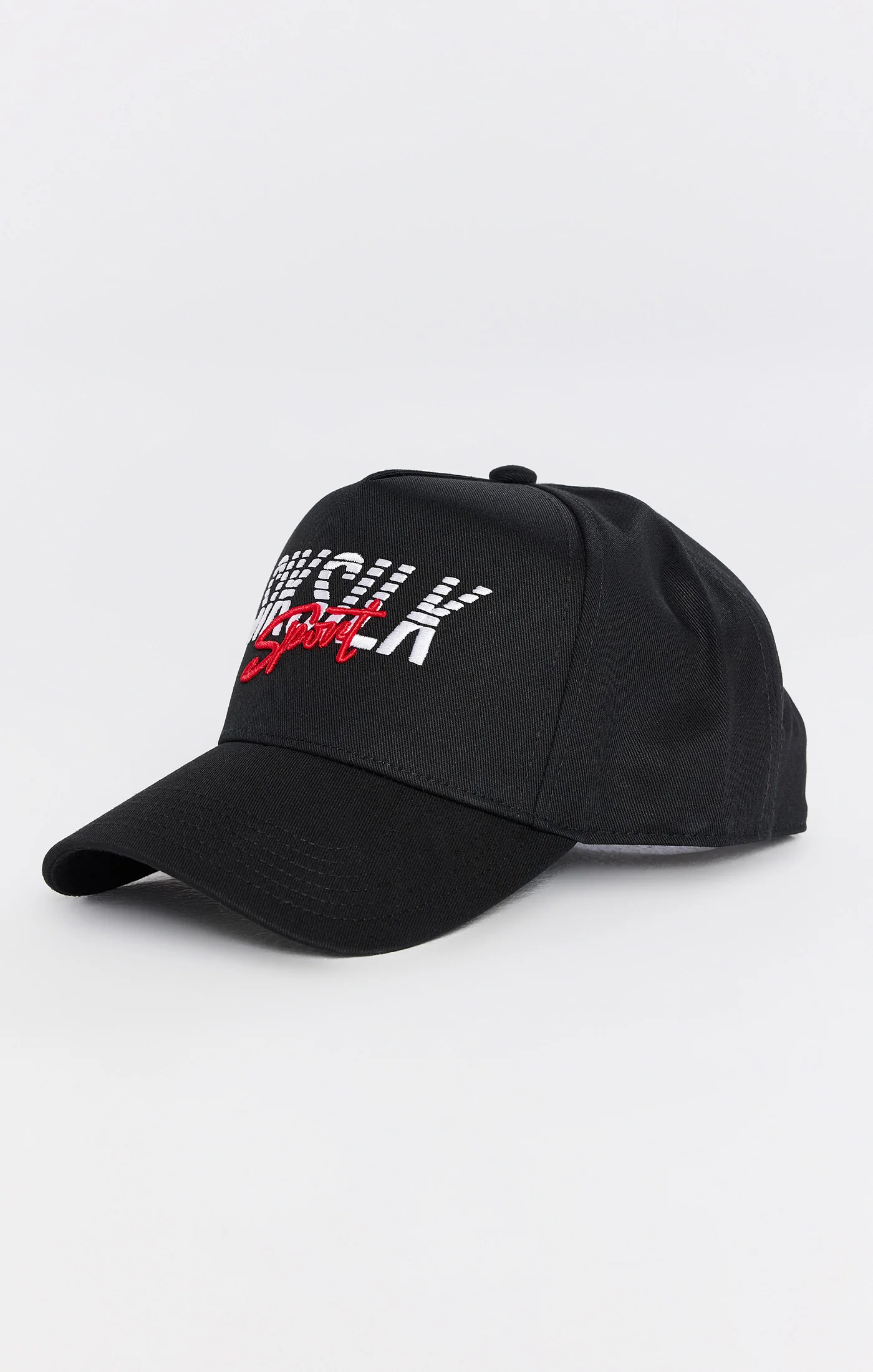 Black Sports Trucker Cap