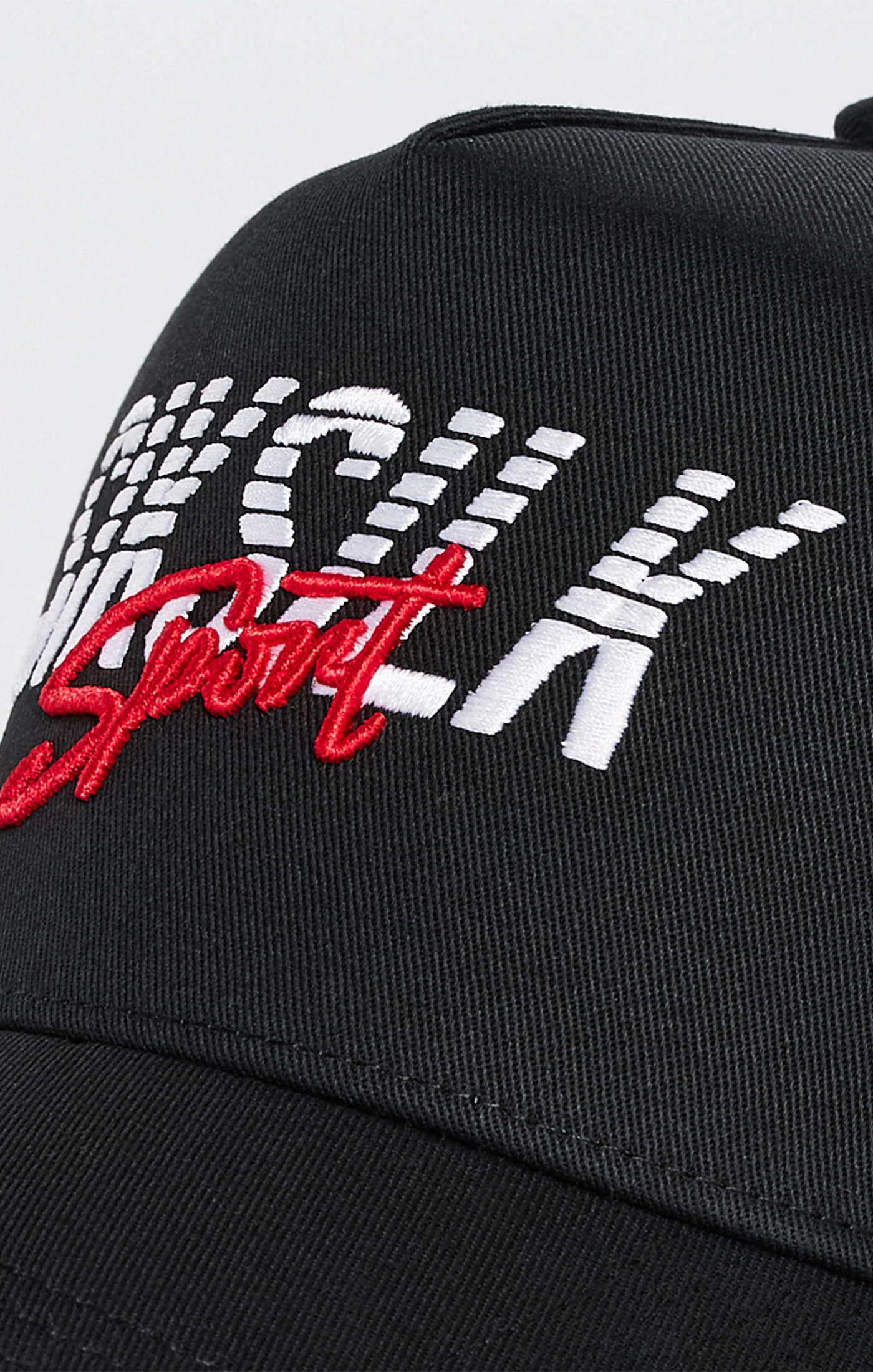 Black Sports Trucker Cap - Image 4