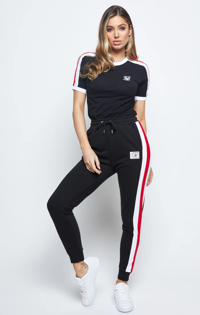 Black Ringer T-Shirt - Image 2