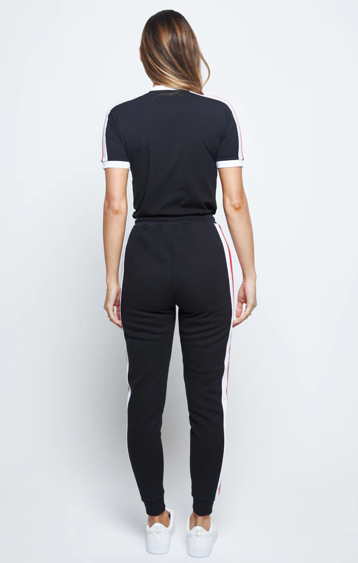 Black Ringer T-Shirt - Image 5
