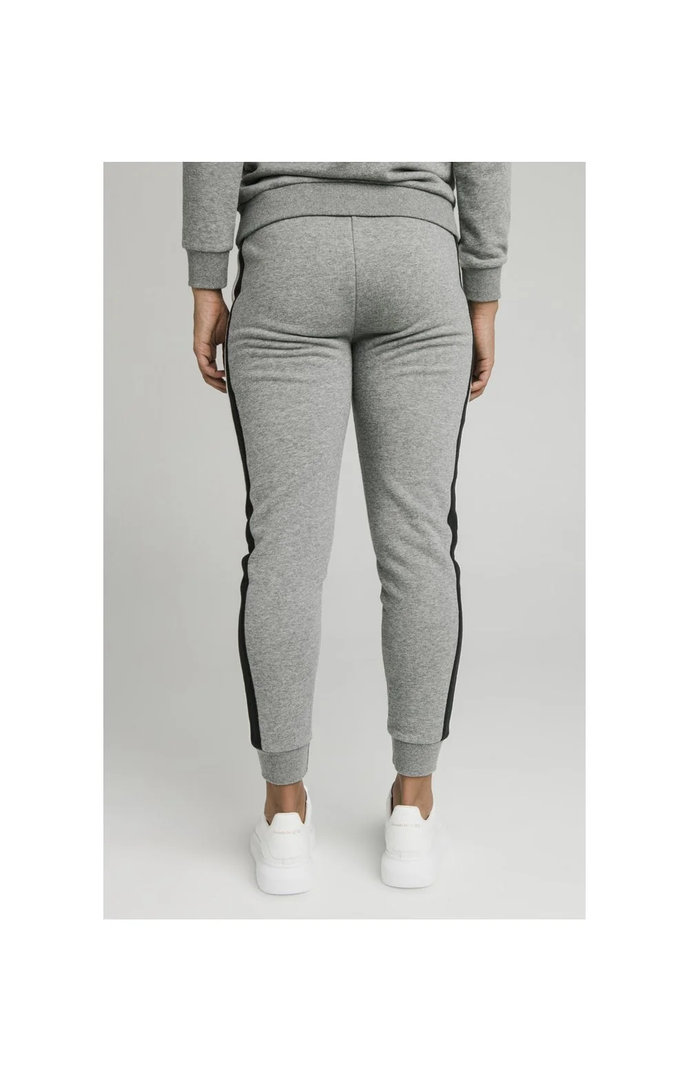 SikSilk Luxe Track Pants - Grey Marl - Image 5