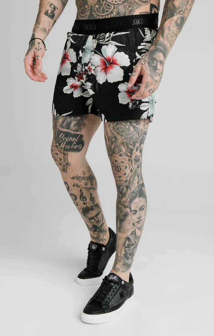 Black Standard Swim Short
