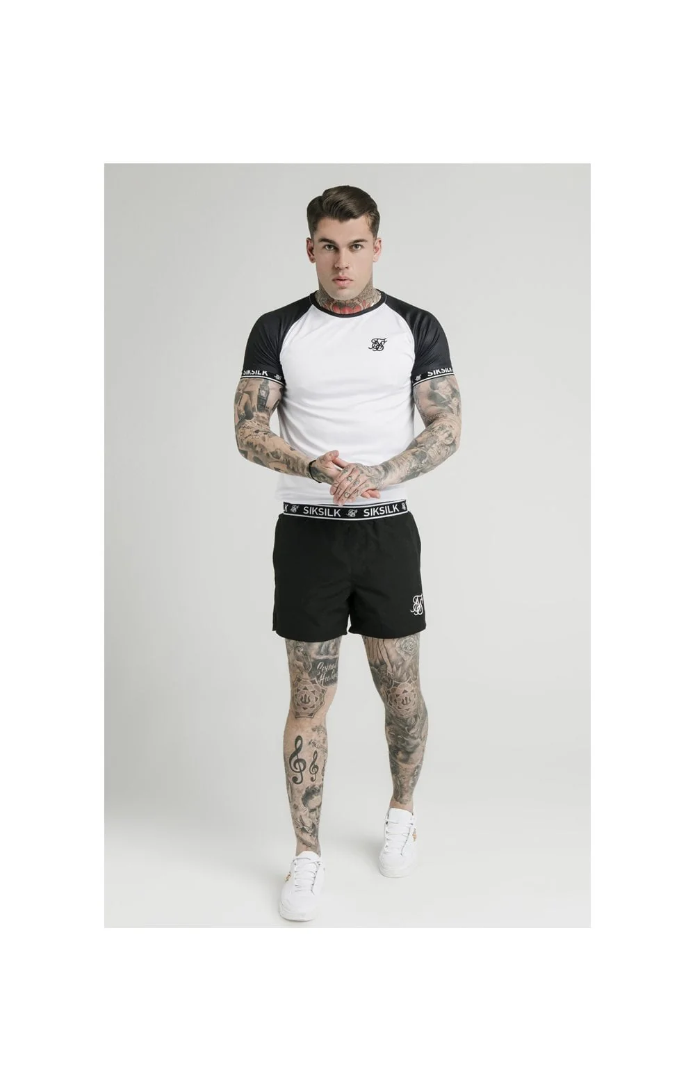 SikSilk Standard Swim Shorts – Black - Image 3