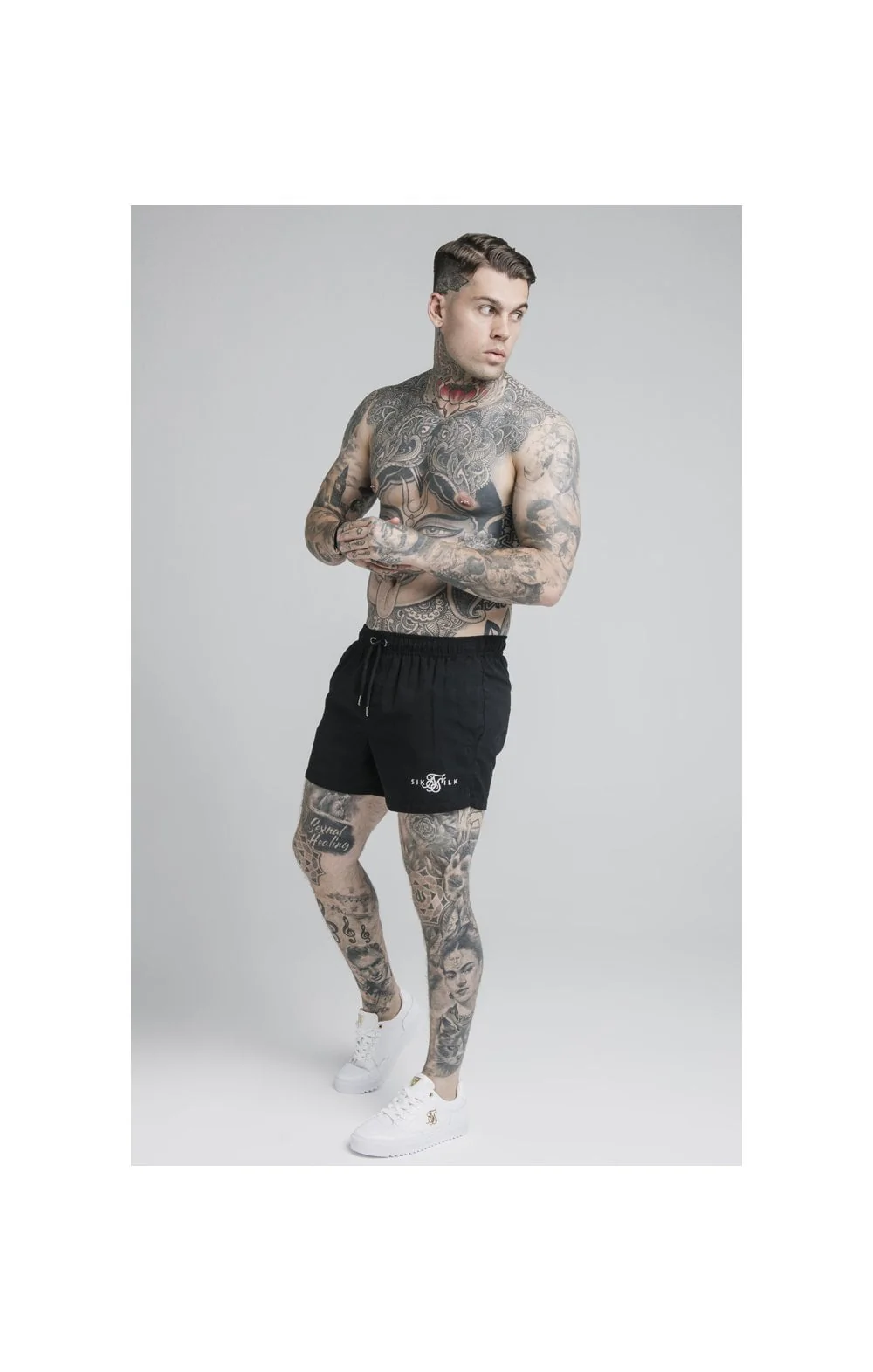 Black Essential Standard Swim Short - Image 2