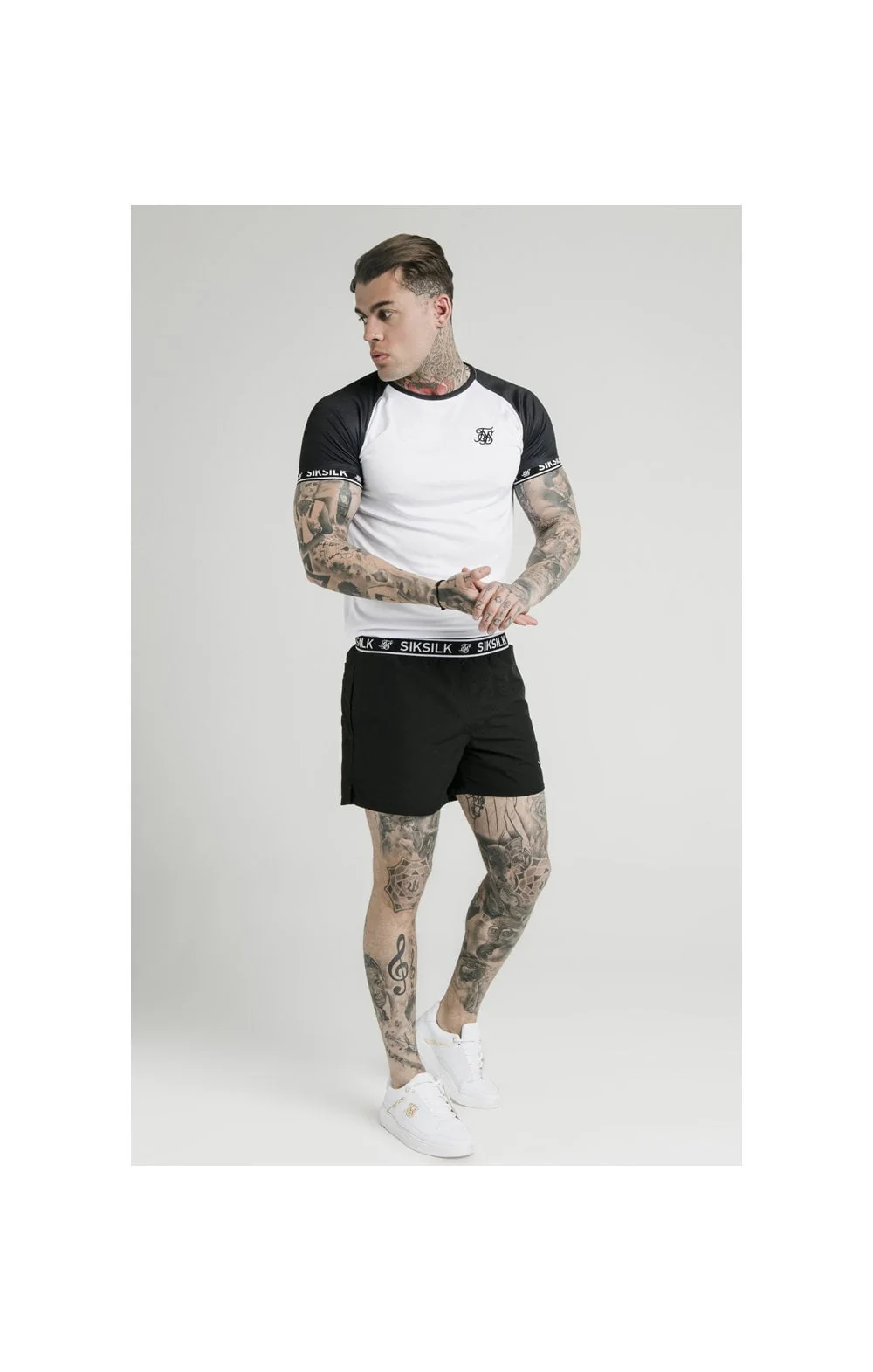 SikSilk Standard Swim Shorts – Black - Image 4