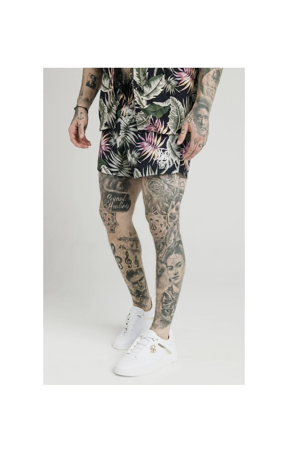 SikSilk Standard Swim Shorts – Navy - Image 2