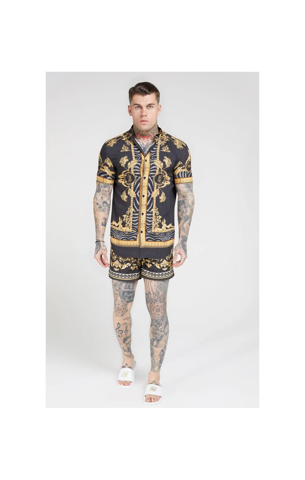 SikSilk Standard Swim Shorts – Ocean Black - Image 4