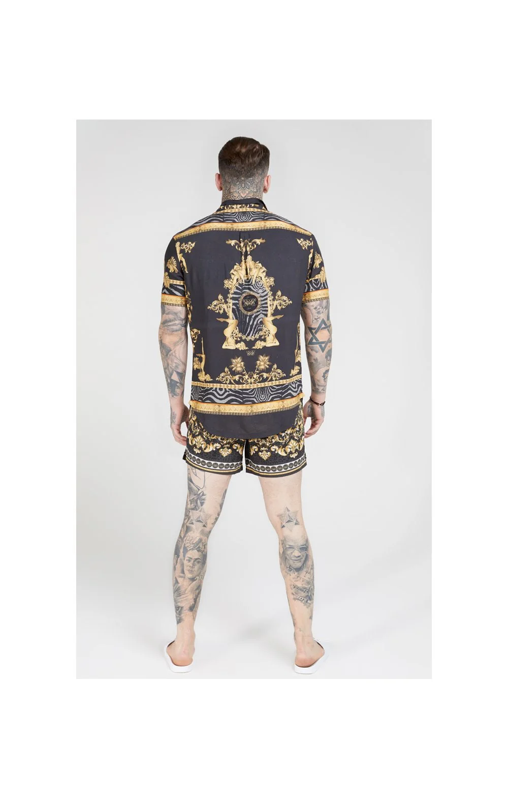 SikSilk Standard Swim Shorts – Ocean Black - Image 5