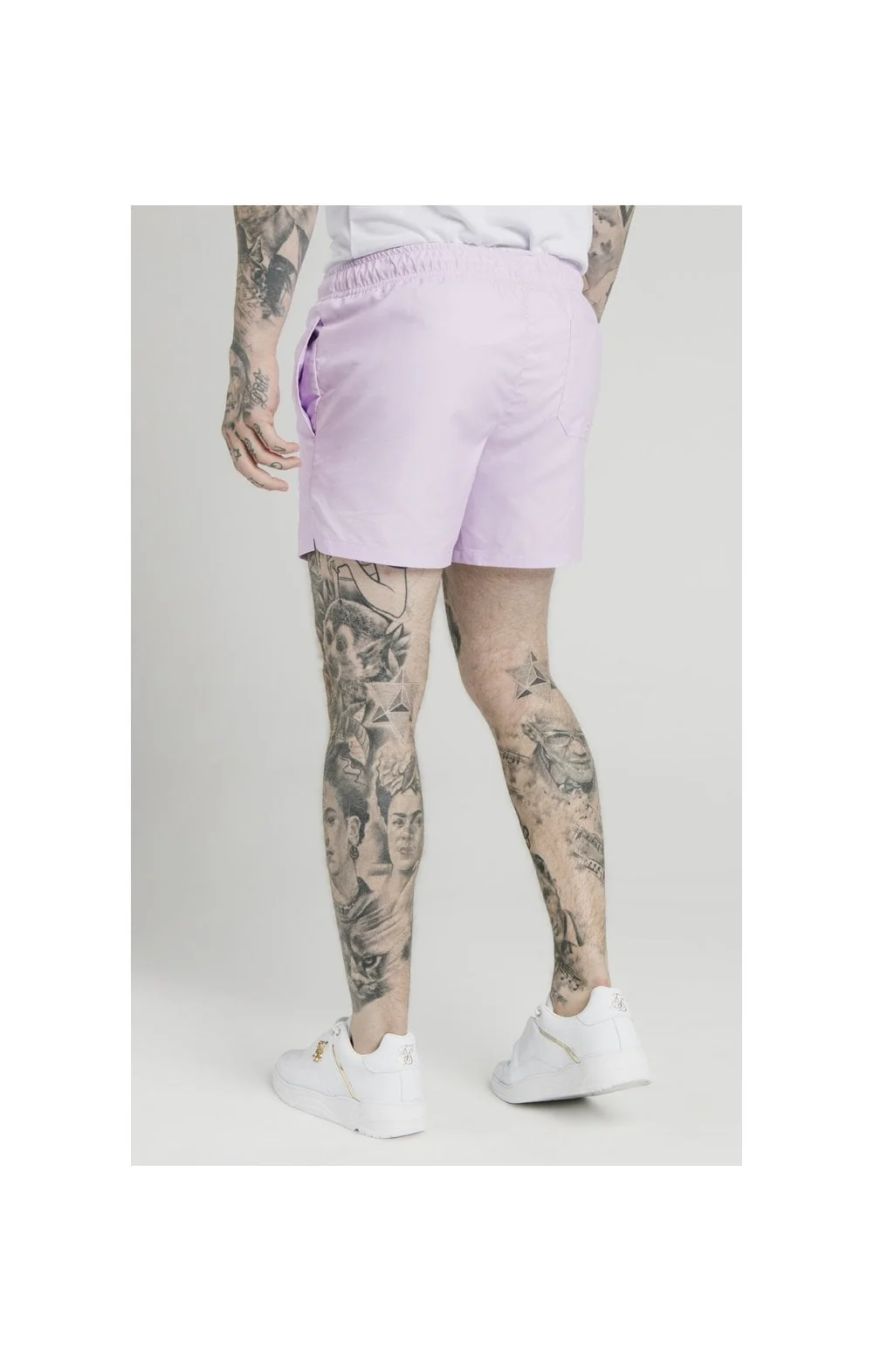 SikSilk Standard Swim Shorts – Pink - Image 3