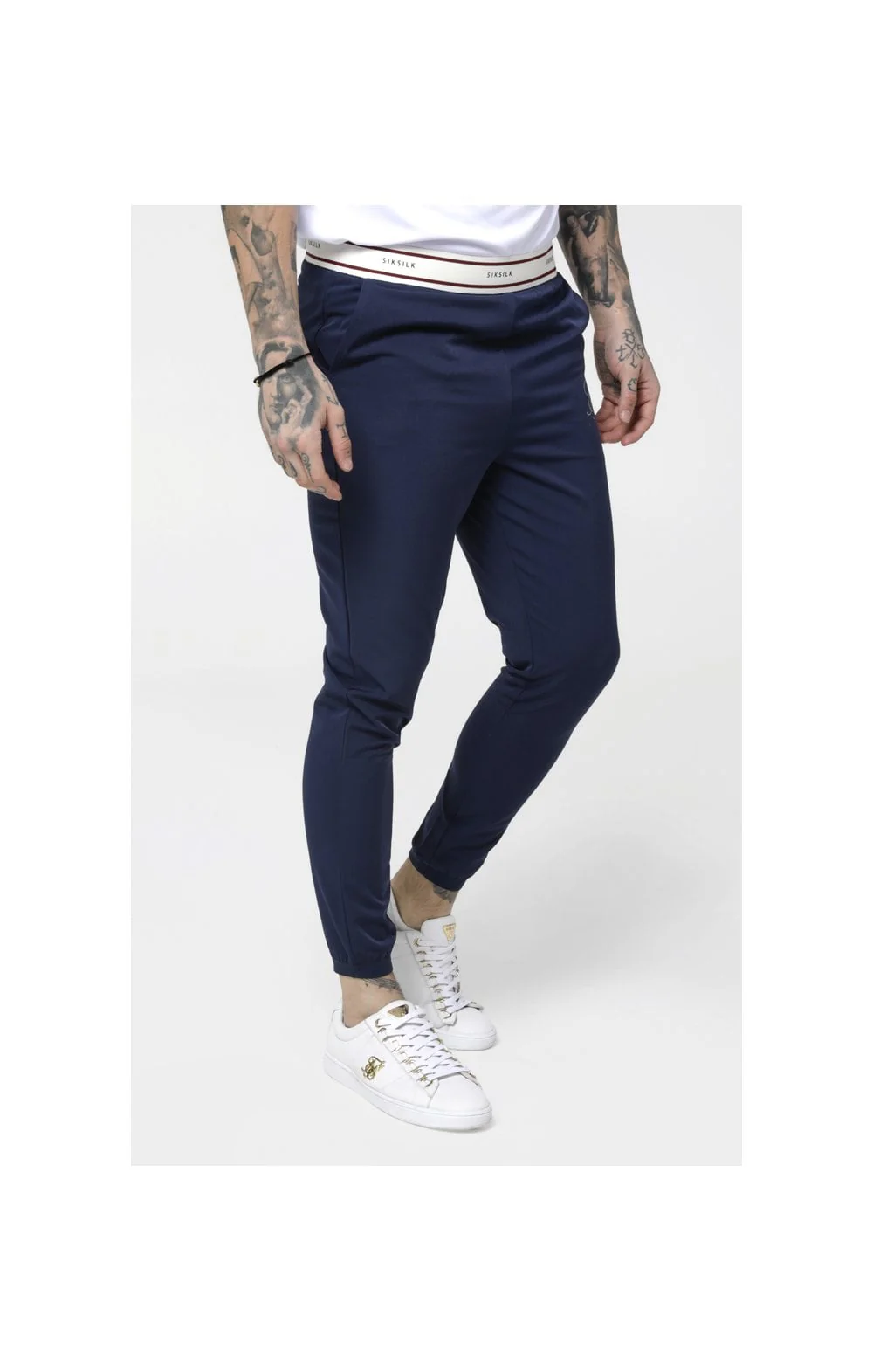 SikSilk Starlite Pursuit Pants - Navy - Image 2
