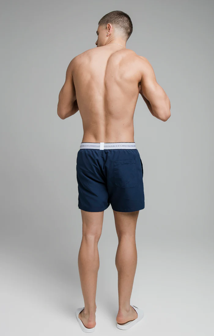 Navy Tape Swim Short - Image 5