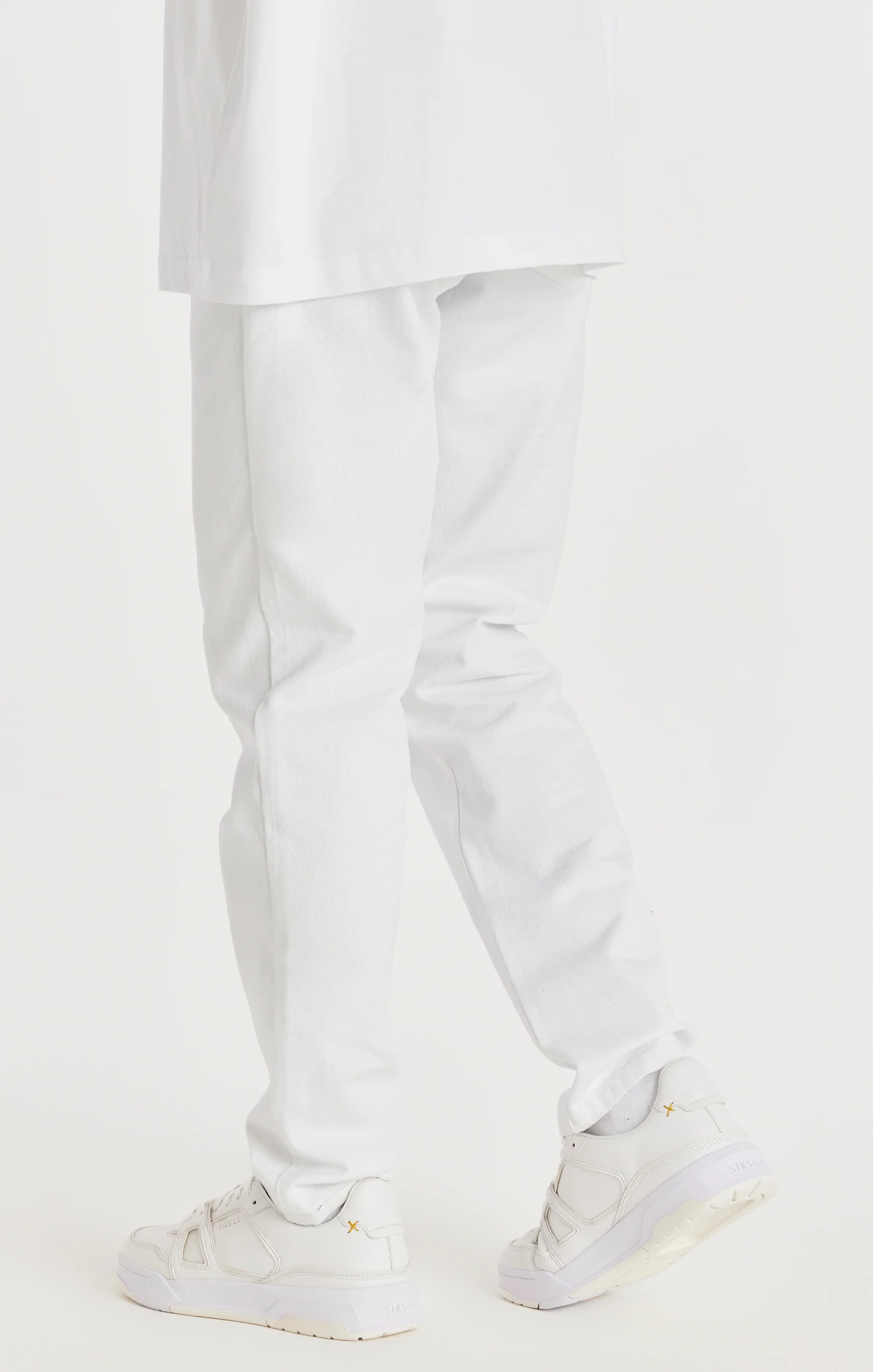 White Straight Cut Denim - Image 3