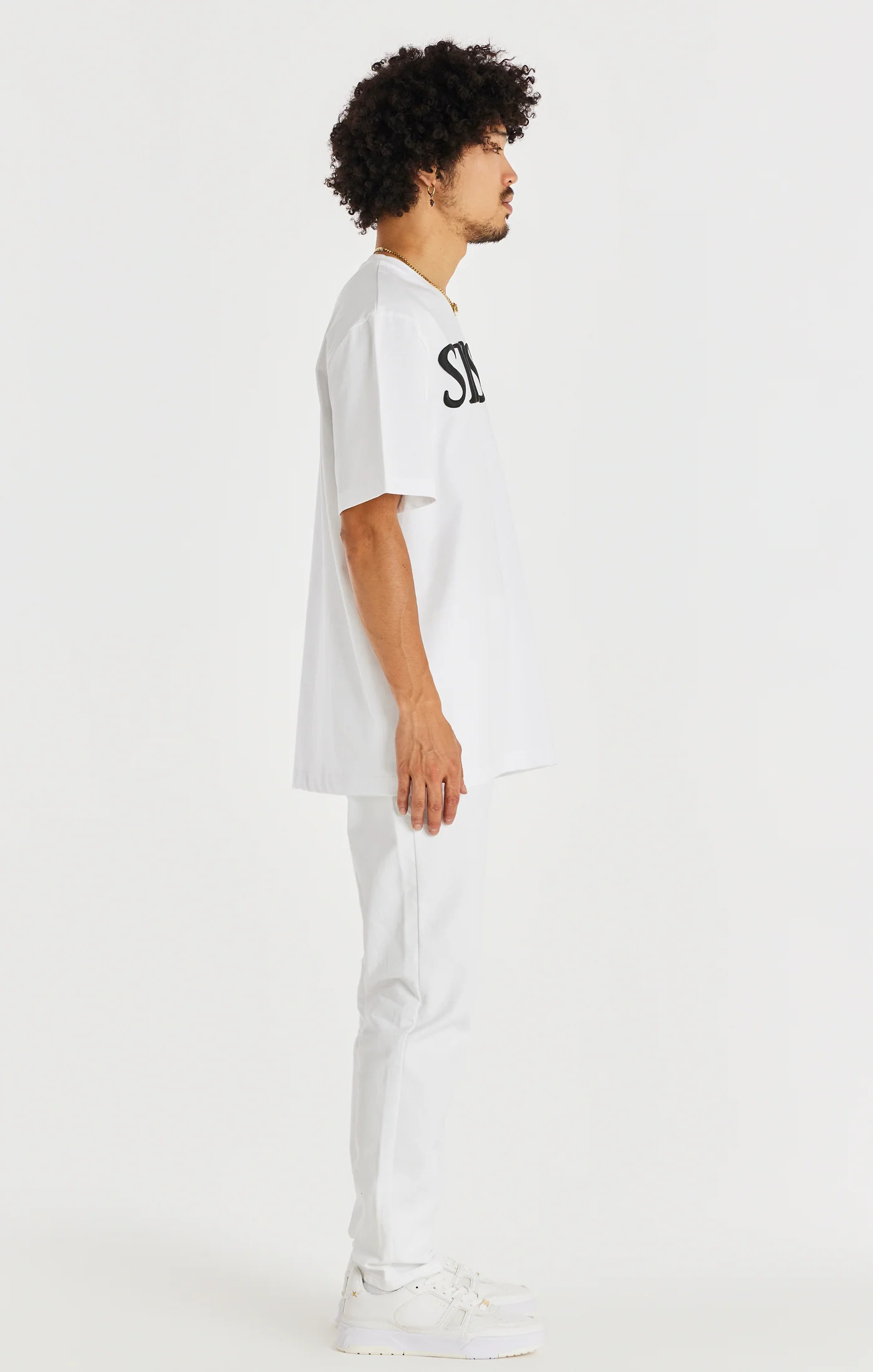 White Straight Cut Denim - Image 5