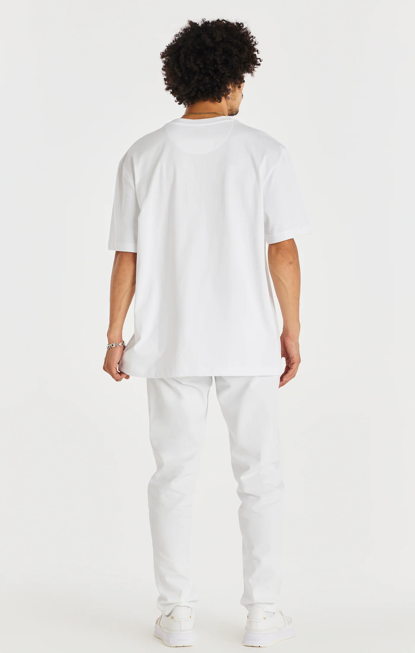 White Straight Cut Denim - Image 6
