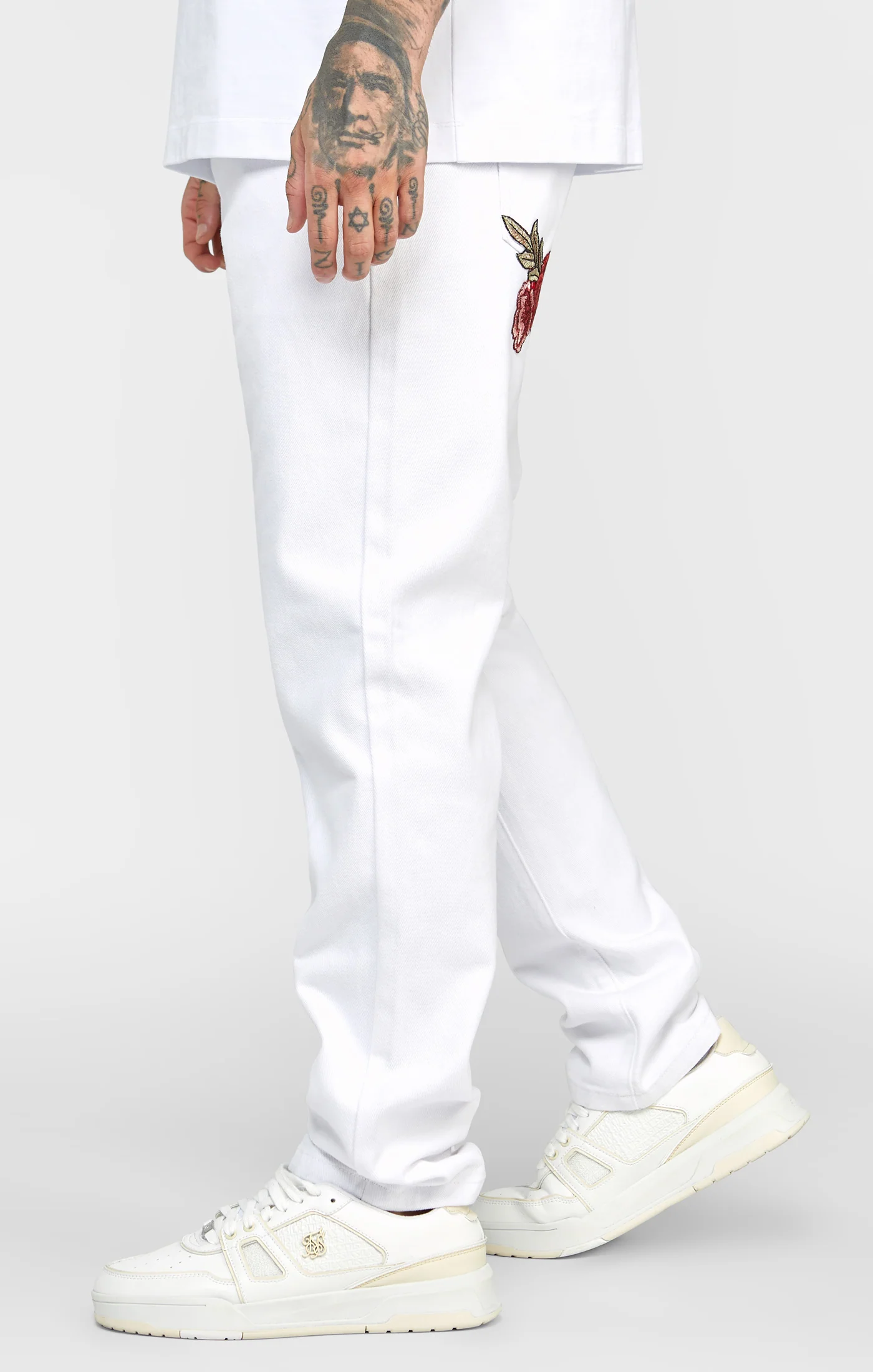 White Rose Straight Cut Denim - Image 2