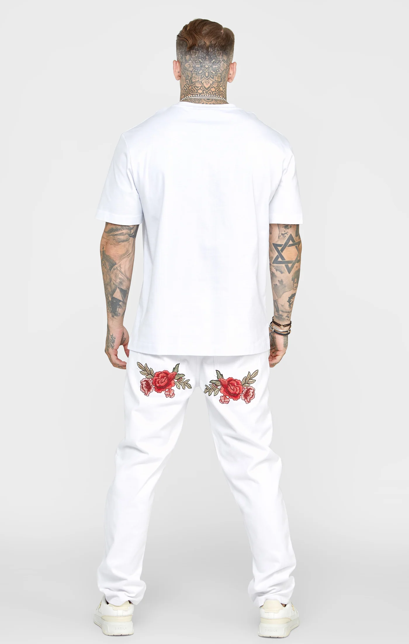 White Rose Straight Cut Denim - Image 5