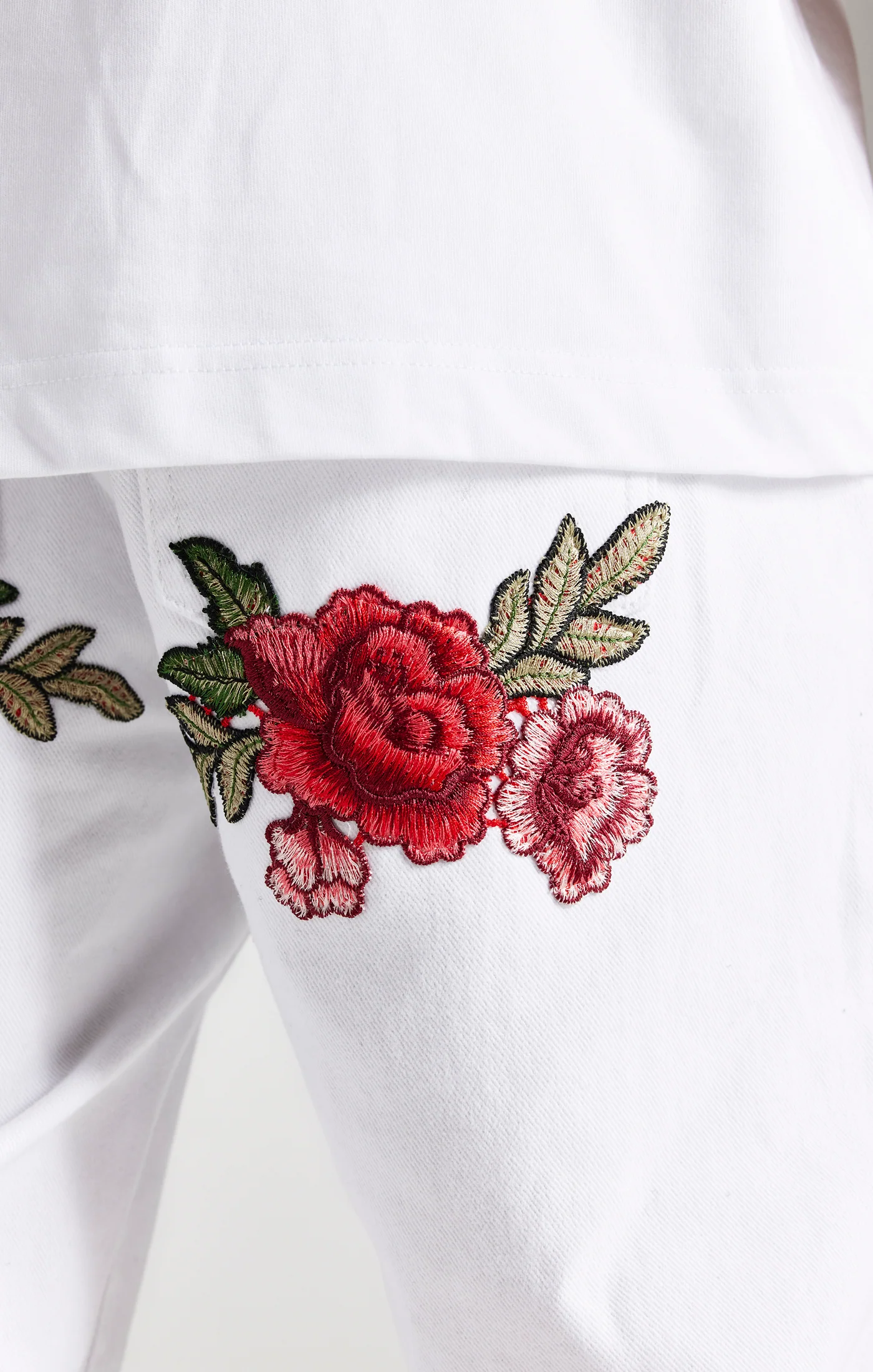 White Rose Straight Cut Denim - Image 7