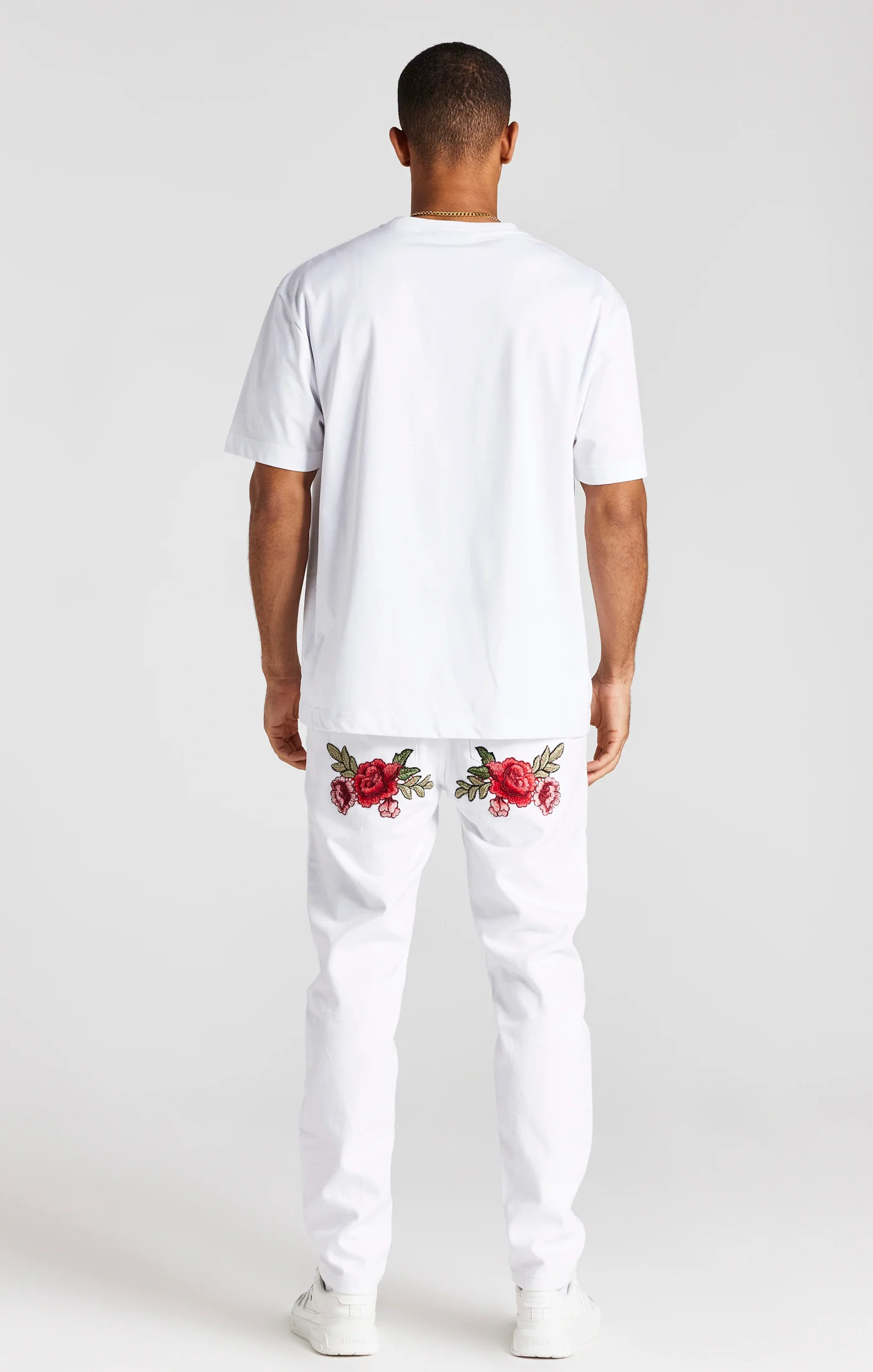 White Rose Straight Cut Denim - Image 8