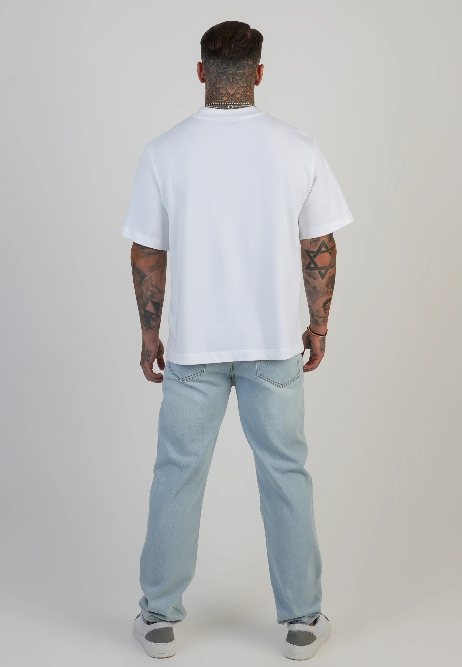 Straight Fit Jeans Washed Light Blue - Image 5
