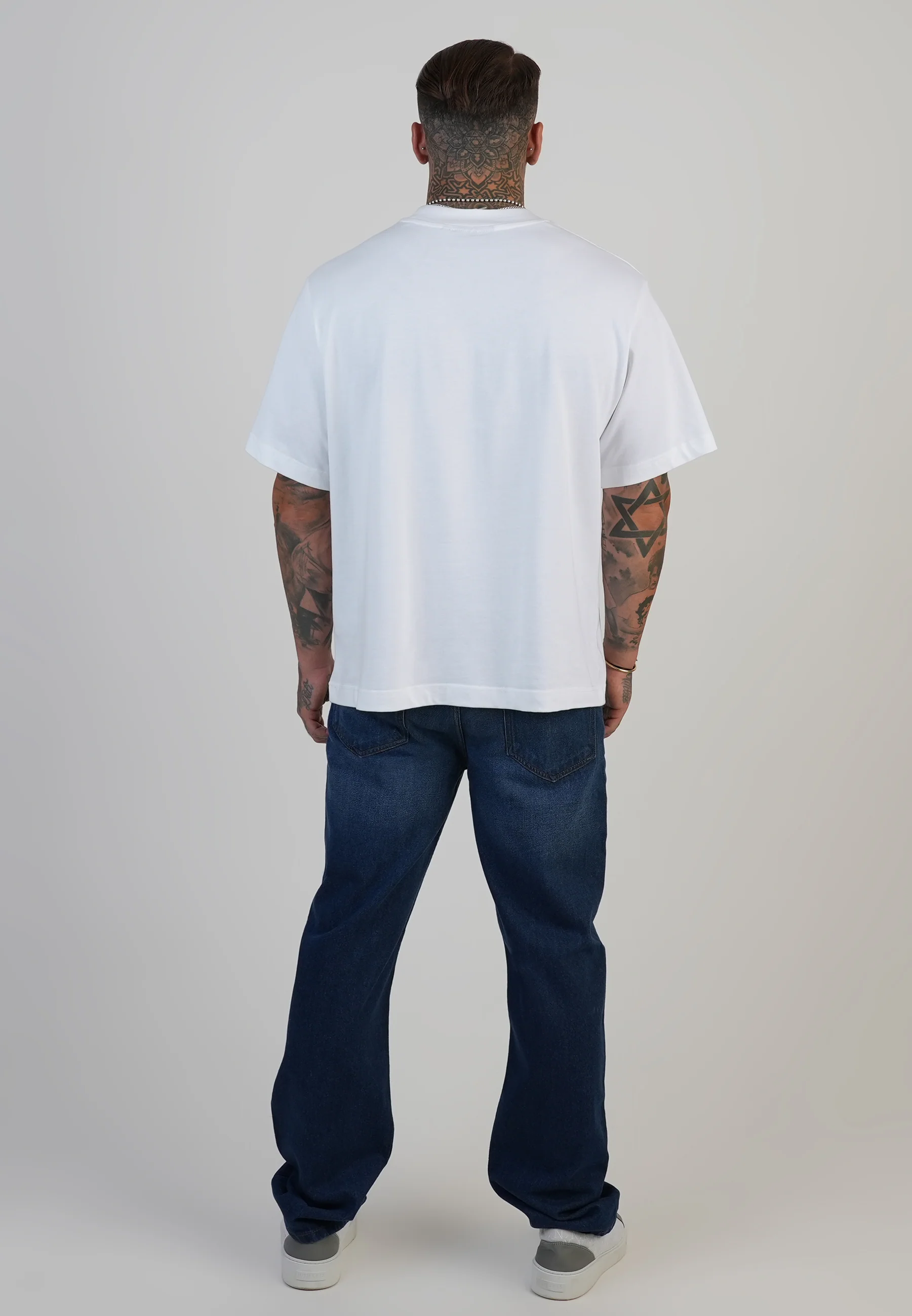 Straight Fit Jeans Washed Dark Blue - Image 5