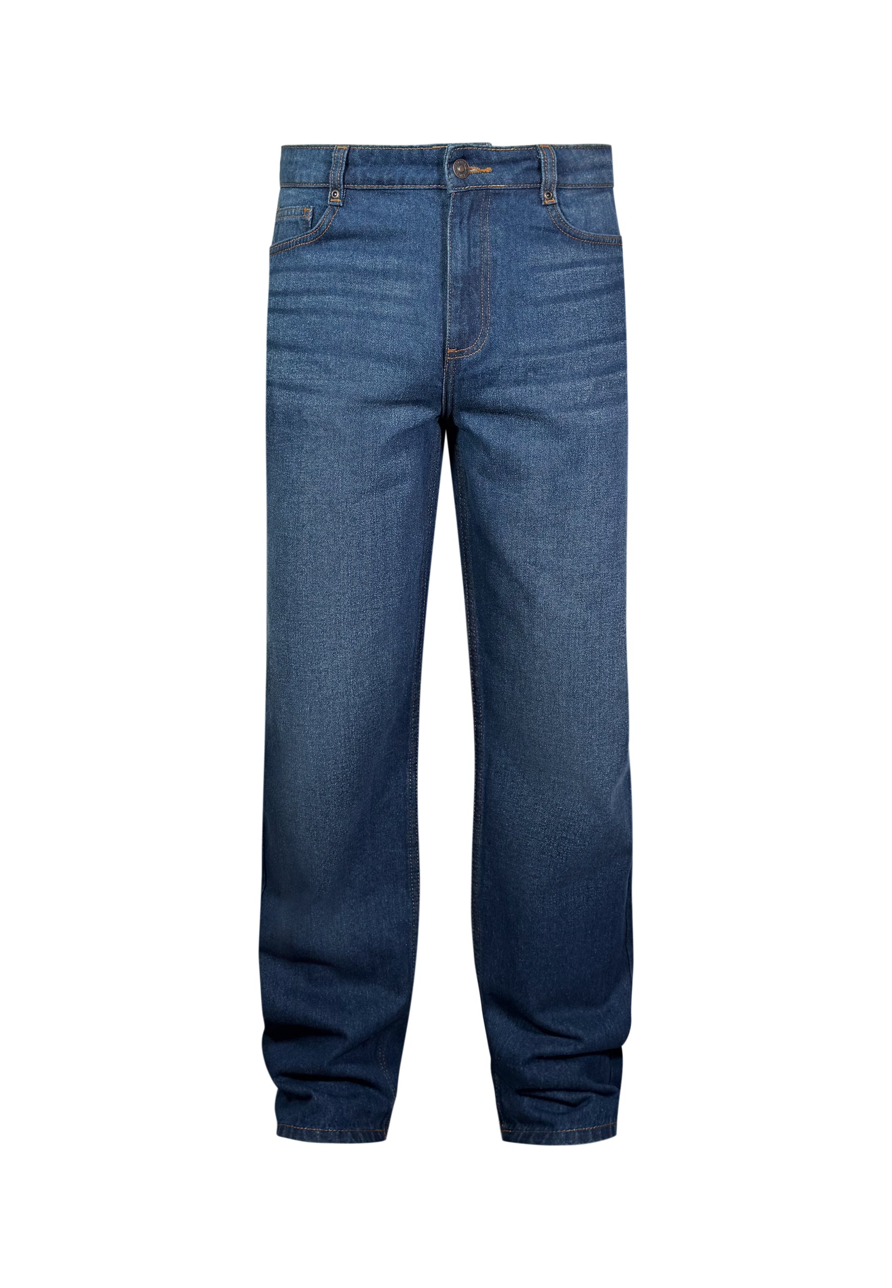 Straight Fit Jeans Washed Dark Blue - Image 6