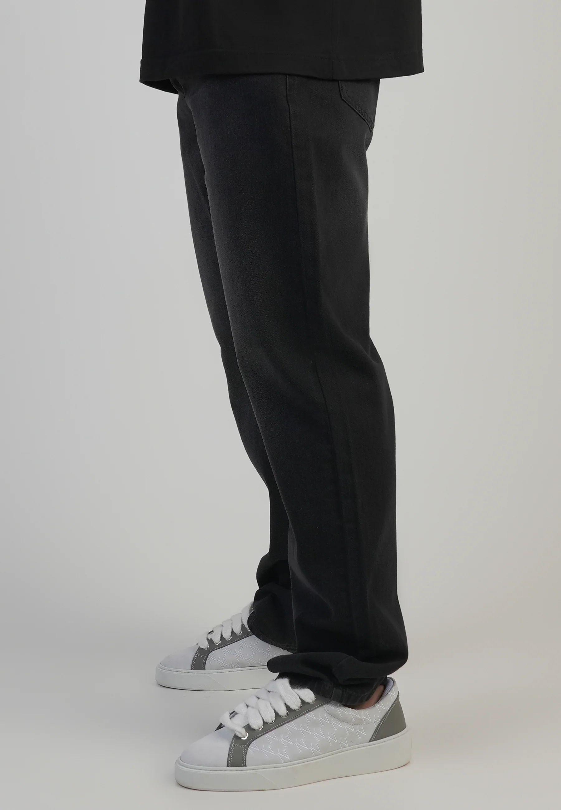 Straight Fit Jeans Washed Black - Image 2