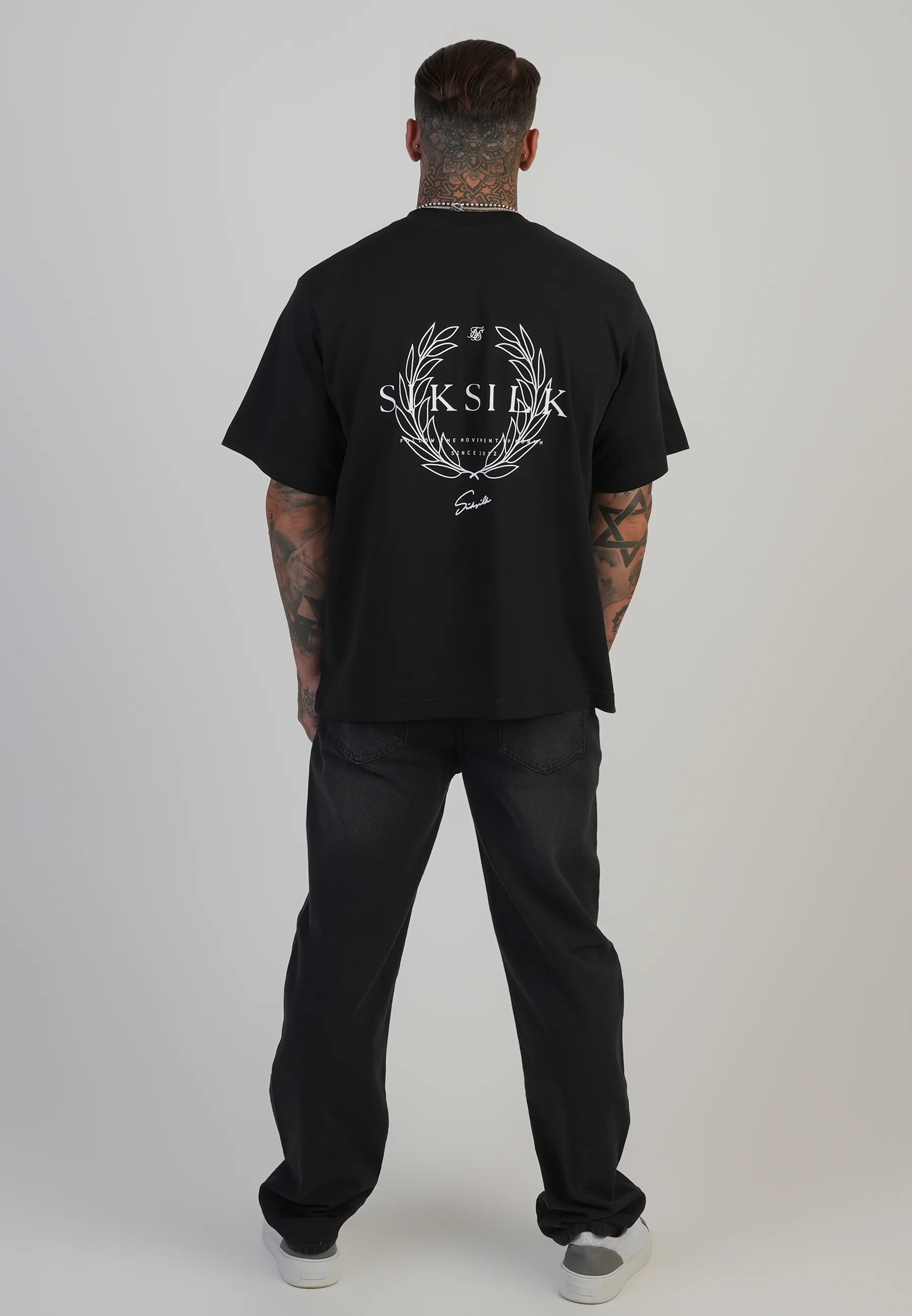 Straight Fit Jeans Washed Black - Image 5