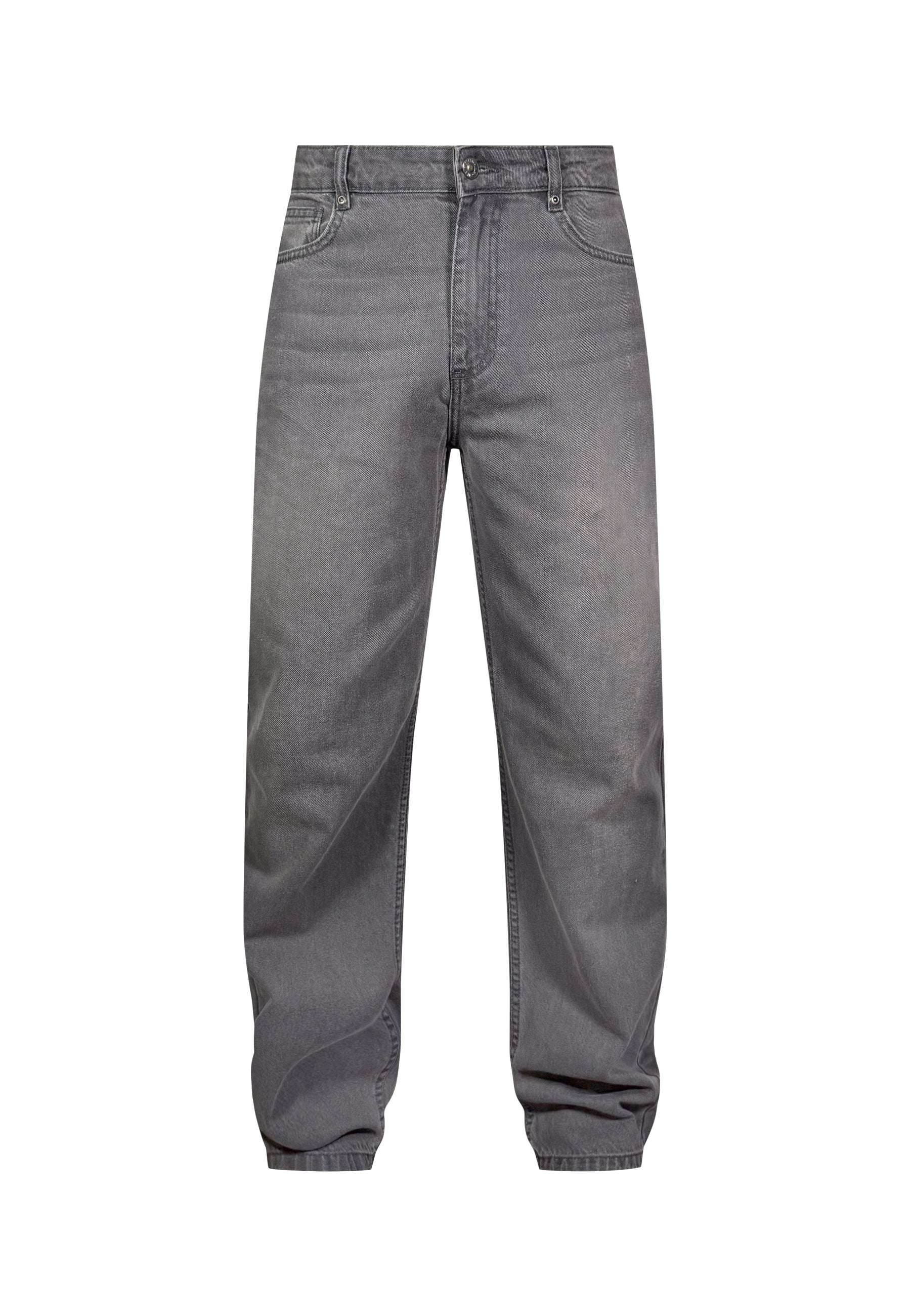 Straight Fit Jeans Washed Mid Grey - Image 6