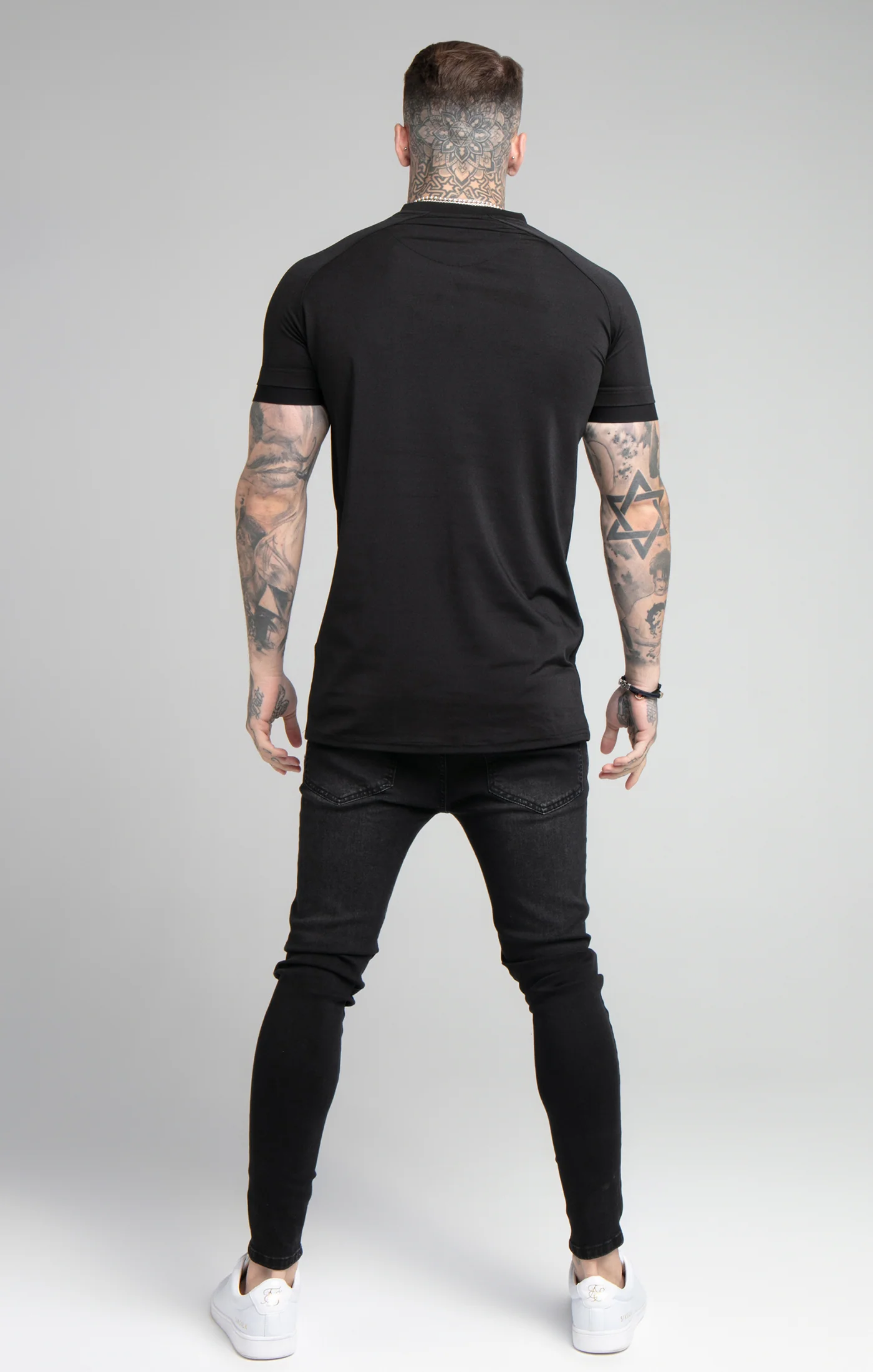 SikSilk Stretch Tee - Black - Image 5